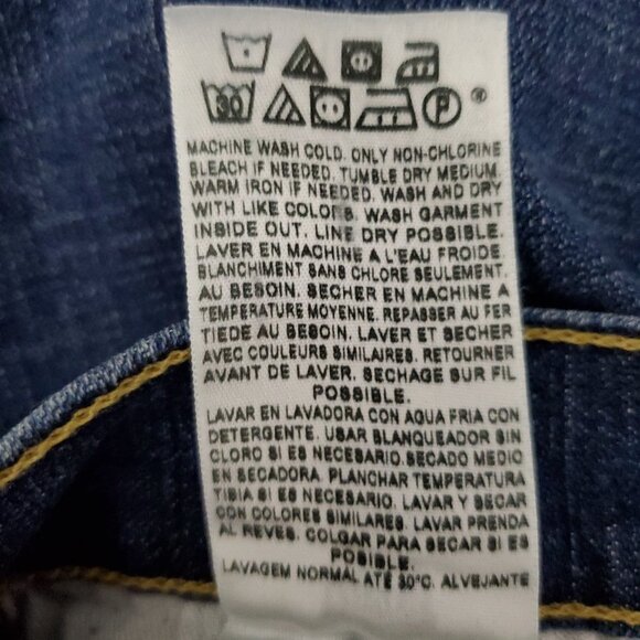 🔥051 Levi's 515 High Waist Bootcut Blue Jeans - Picture 9 of 12